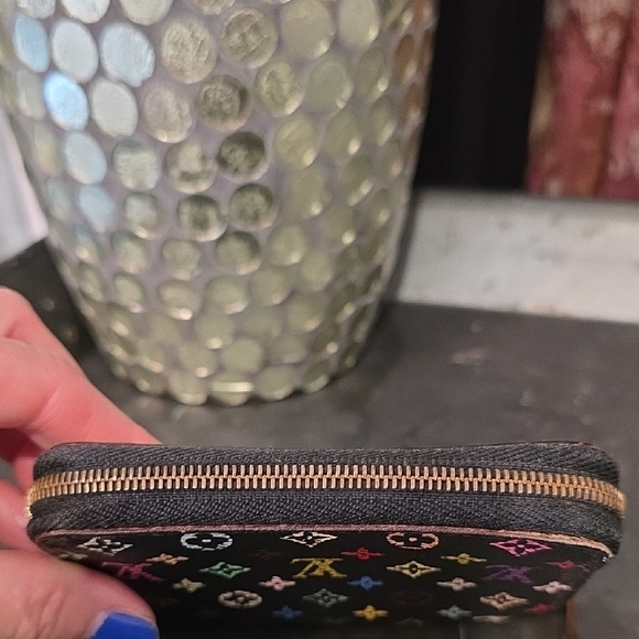 Louis Vuitton Black Multicolor Monogram Wallet - Picture 4 of 10